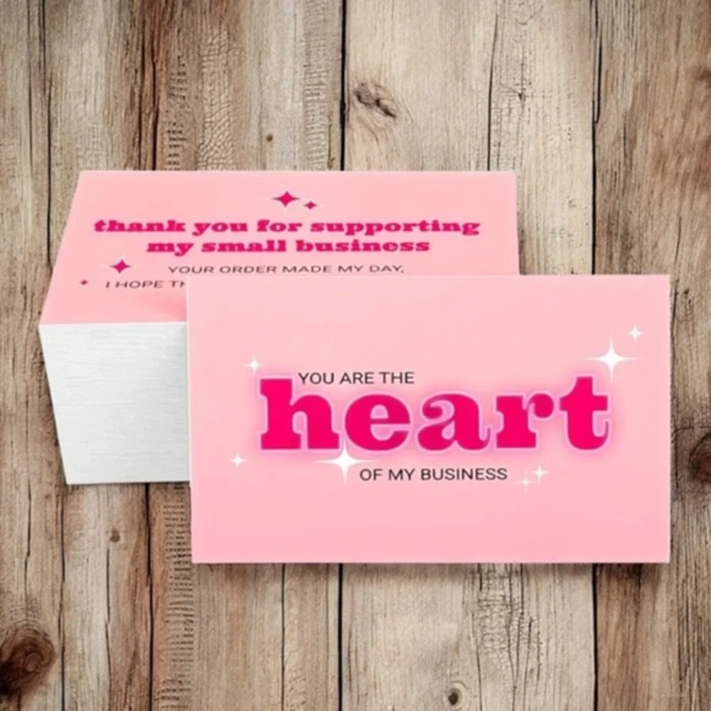 20 You are the Heart of my Business Thank You Cards